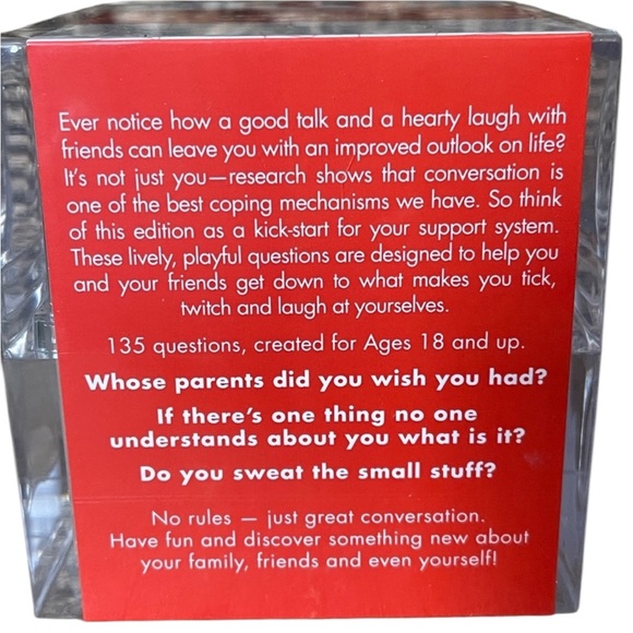 Do-It-Yourself Therapy Table Topics Questions To Start Great Conversations NEW - Picture 3 of 6